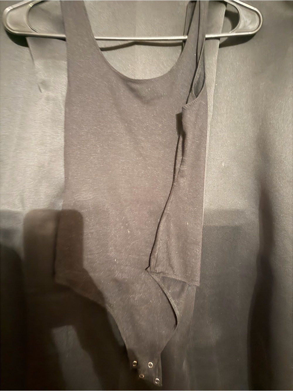 American Eagle Outfitters Black Scoop Neck Bodysuit
